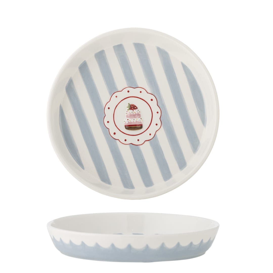 82062736 - Lively Serving Plate, Blue, Stoneware STOCK: 300