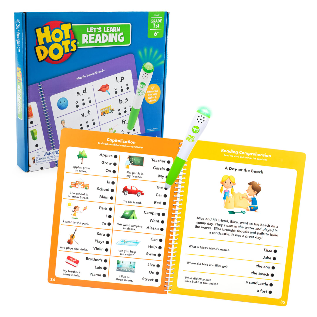 Hot Dots Let's Learn Reading - 1st Grade