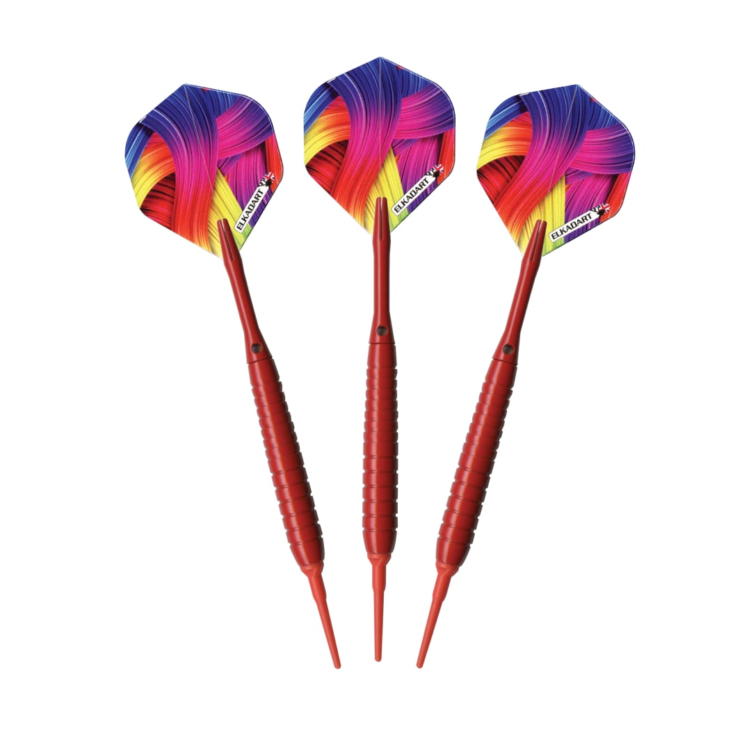 Elkadart Neon Red Soft Tip Darts 18 Grams