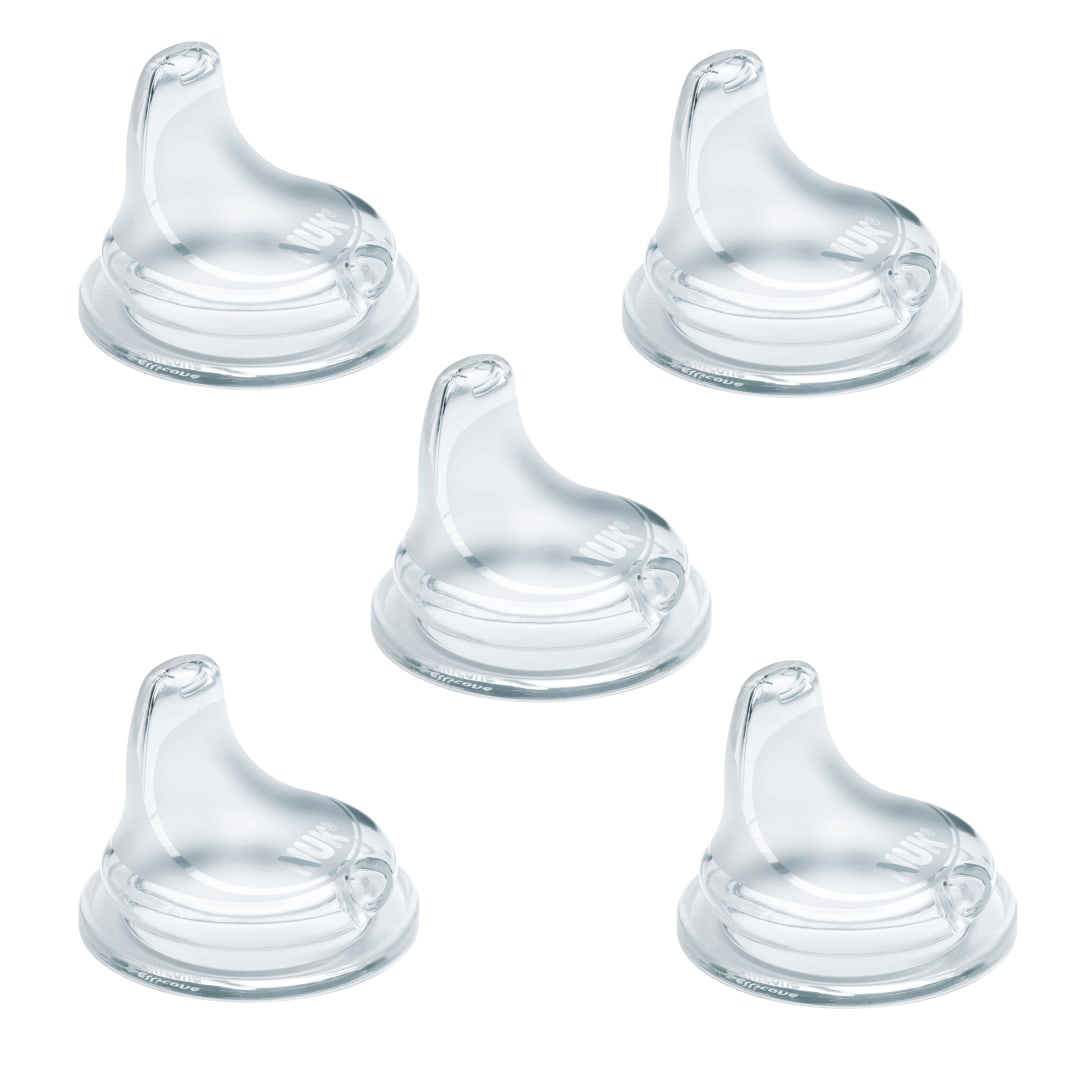 NUK® Replacement Silicone Spout, Clear, 5 Pack