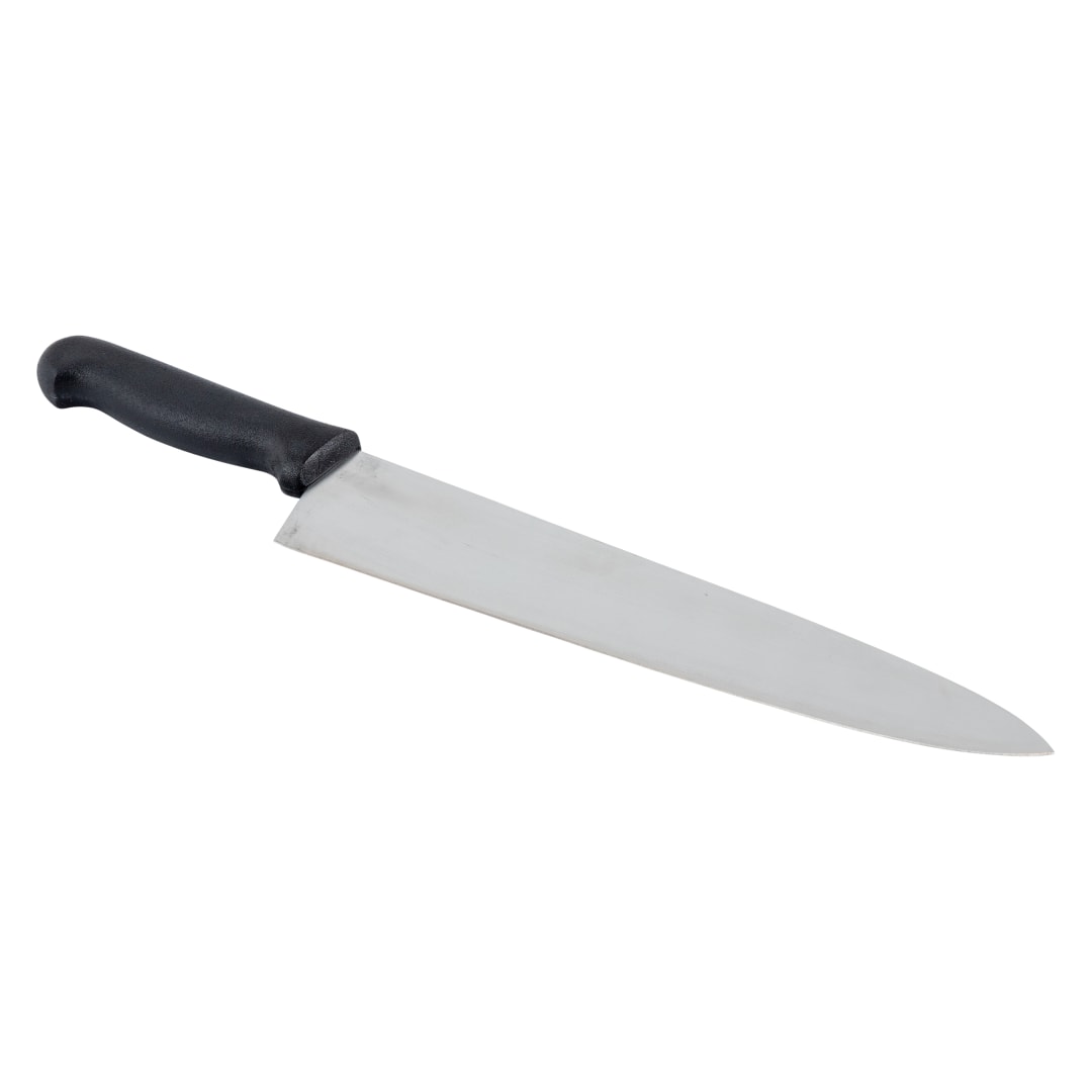CUT-12COKBL - KNIFE COOKS 12" BLACK HANDLE