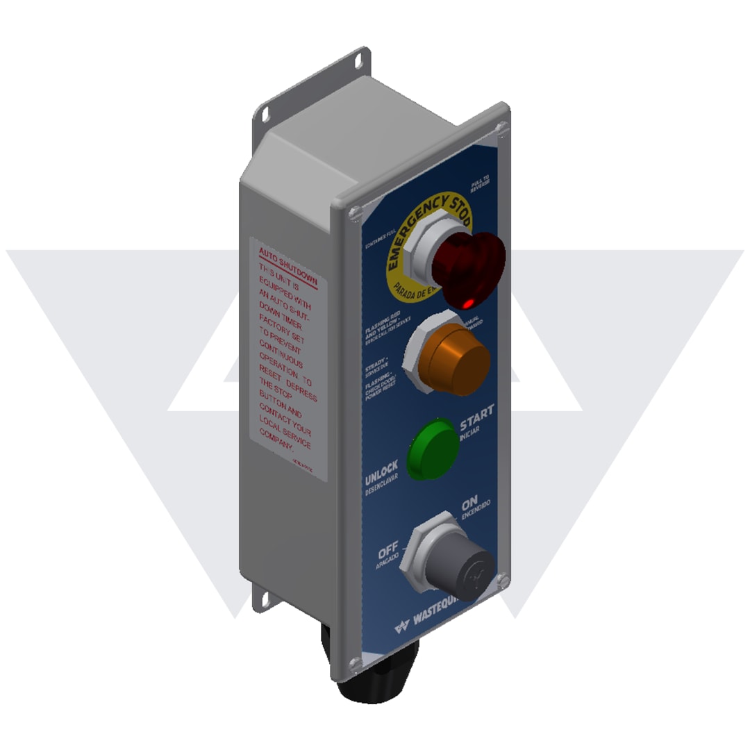 Wastequip® 4 Button Remote Box for OptiPak