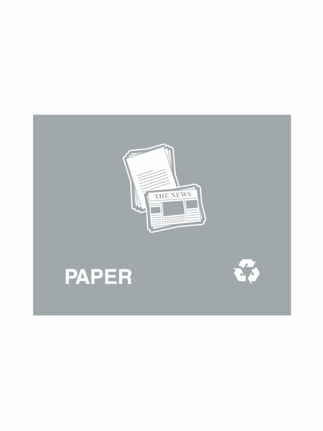  VISION - Sign - Paper - Grey
