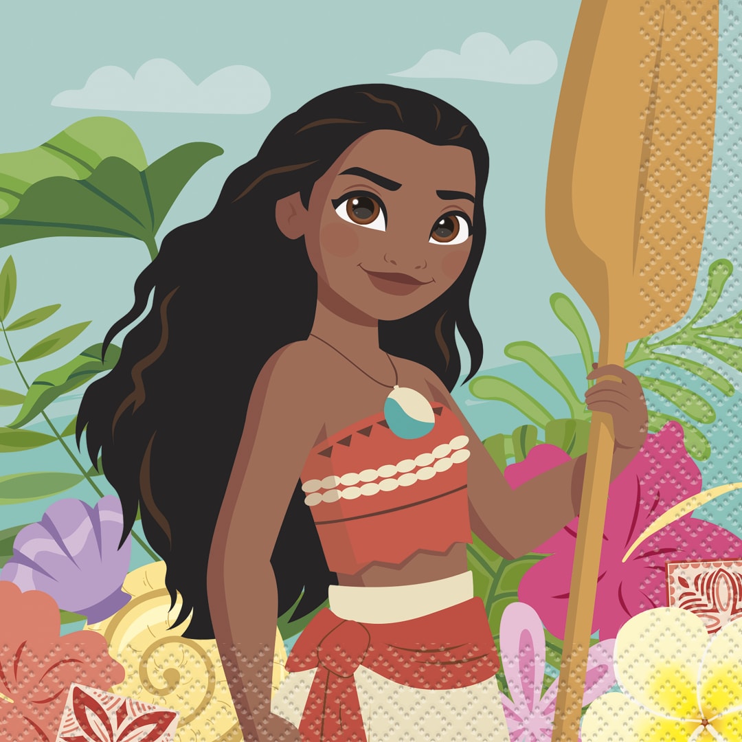 Disney Moana Beverage Napkins, 16ct