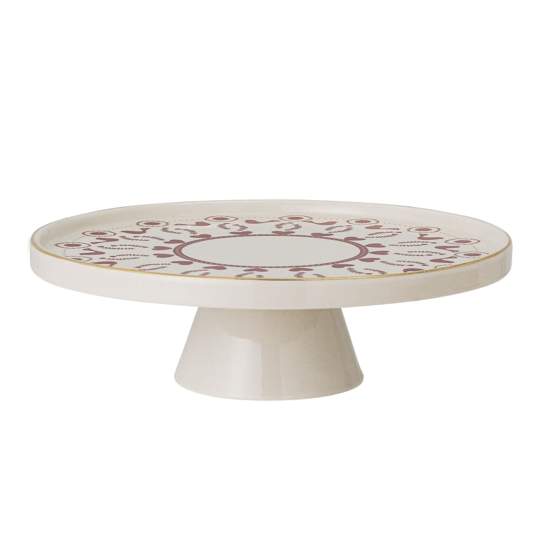 82051529 - Jolly Cake Tray, Multi, Stoneware STOCK: 204