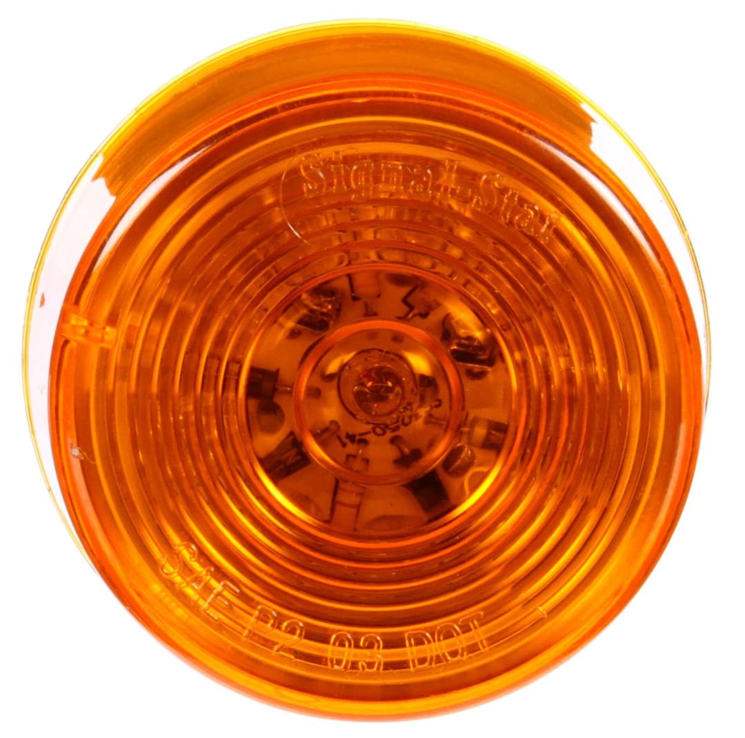Truck-Lite Signal-Stat Led 2" Yellow Mound Clearance Marker Light 12V