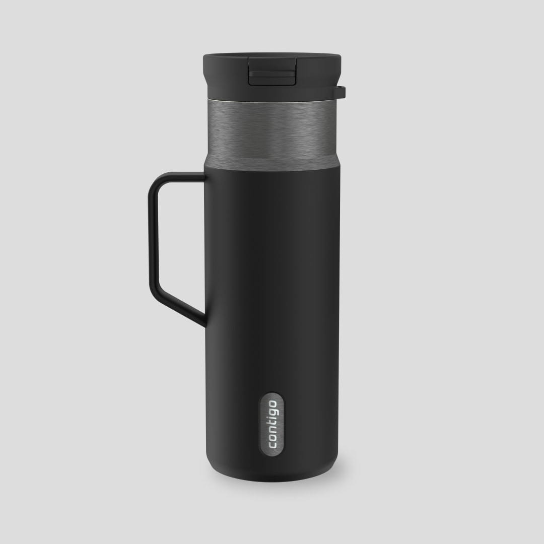Contigo SnapSeal™ 591 ml Botella Térmica de Acero Inoxidable a Prueba de Fugas, Con Asa