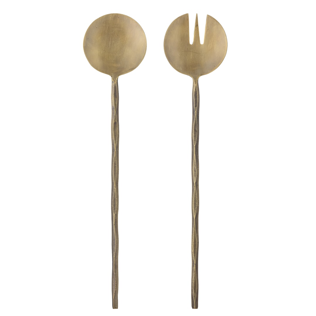82068689 - Gaith Salad Servers, Brass, Brass STOCK: 0