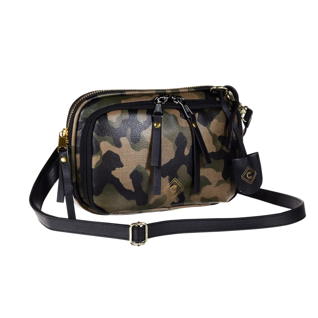 Girls With Guns® Concealed Casual Tomboy Clutch Purse, Lockable Concealed Carry, Ambidextrous, Camo