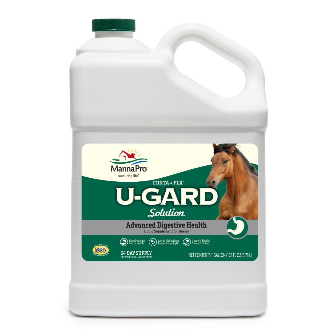 Corta-Flx U-Gard Solution | Equine Digestive Supplement to Maintain Gastric Health | Helps Prevent Ulcer Formation | 1 Gal