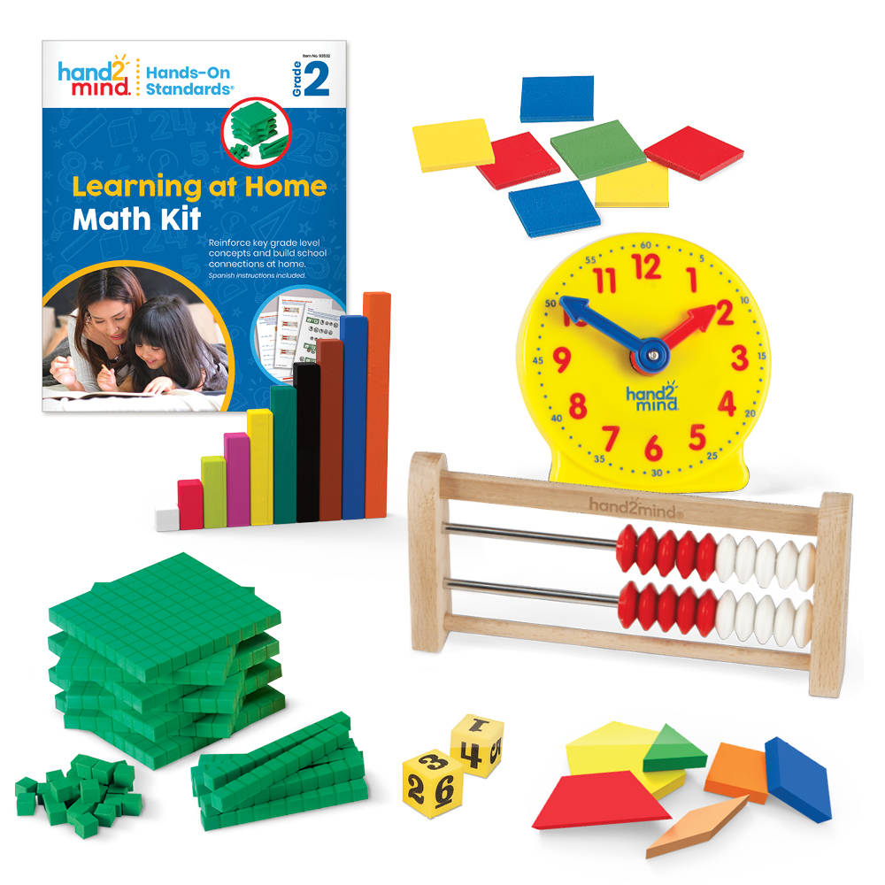 HOS LEARNING AT HOME MATH KIT GR 2