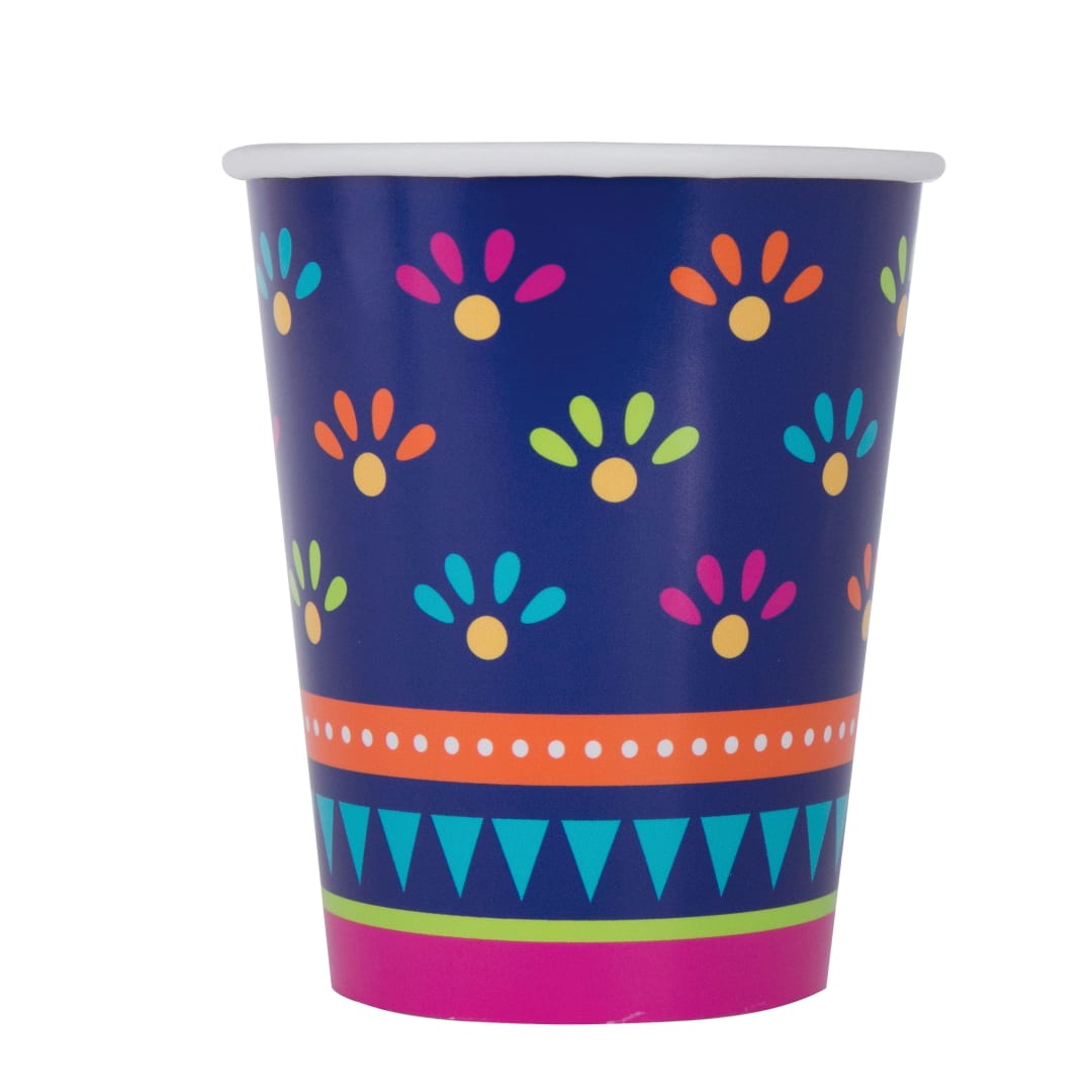 Boho Fiesta 9oz Paper Cups, 8ct