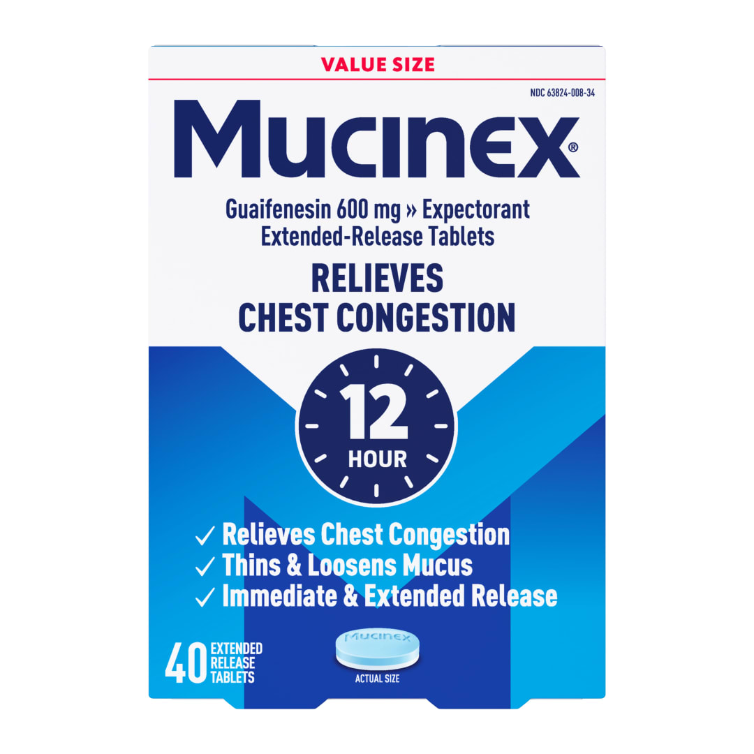 MUCINEX® SE - Extended Release Bi-Layer Tablets 24/40 ct.