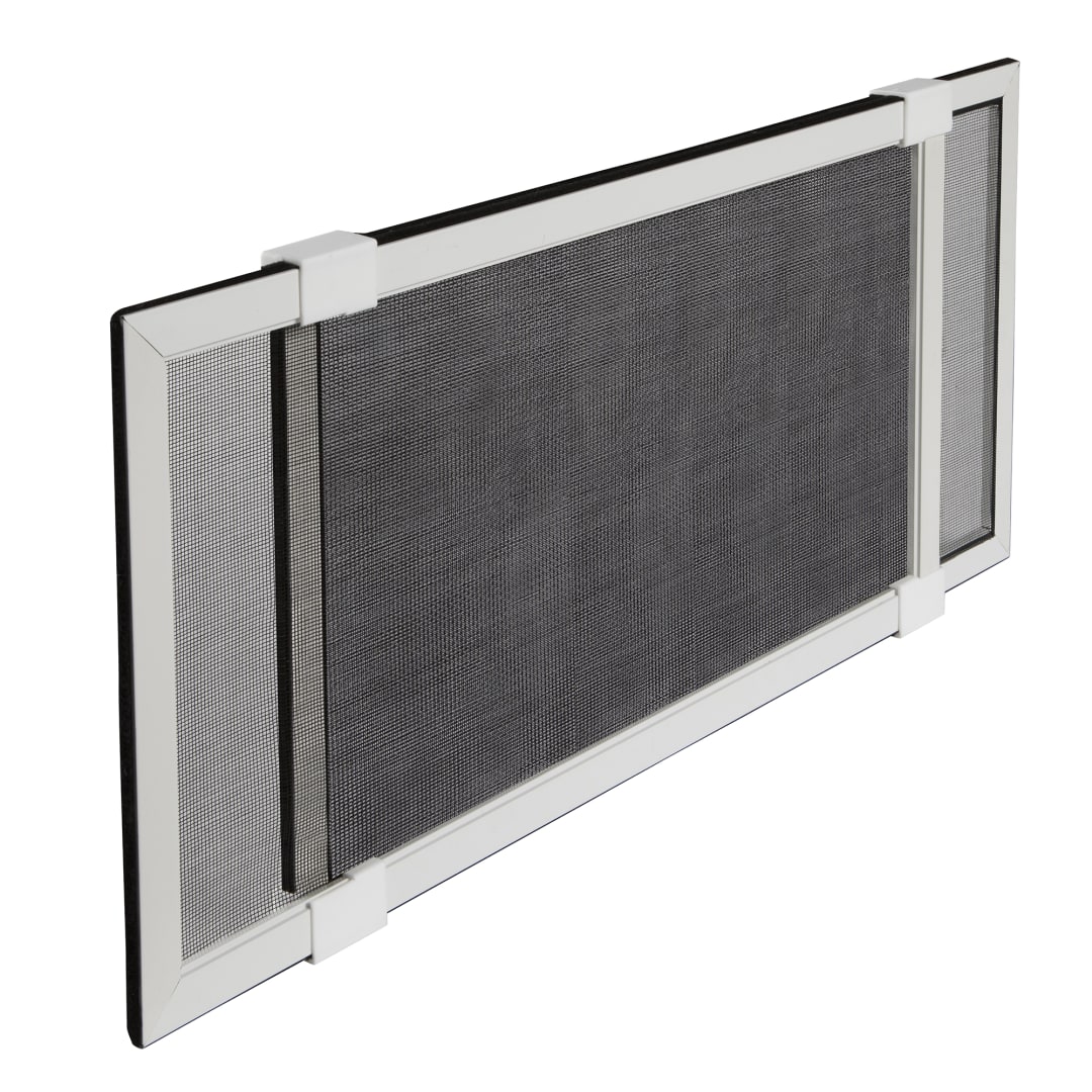 14186 - 10 in. x 20-37 in. White Aluminum Adjustable Screen