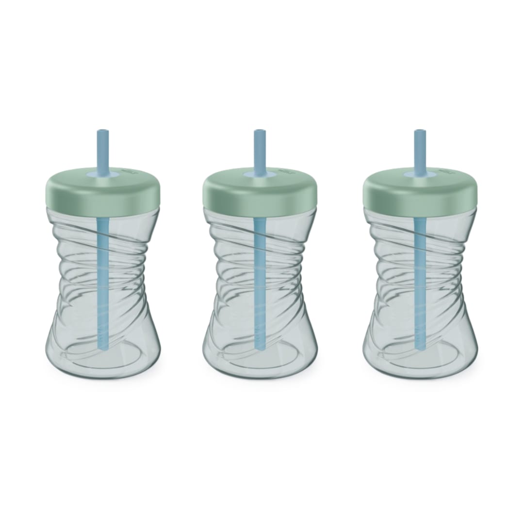 NUK® First Choice Fun Grips® Straw Cup, 10oz, 3 Pack