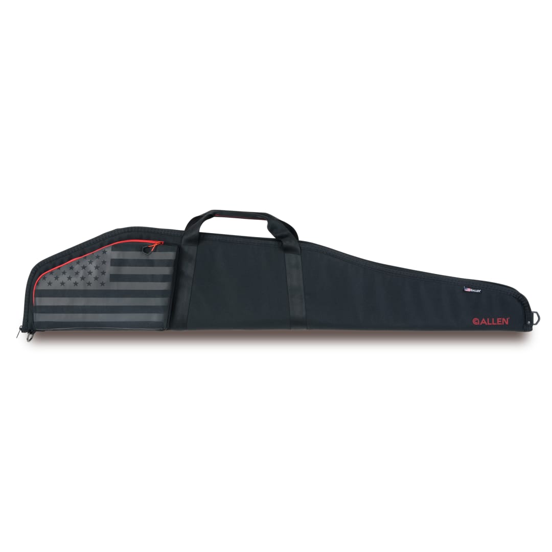 Allen Company Lincoln Lockable 48" Rifle Case, Black with Flag