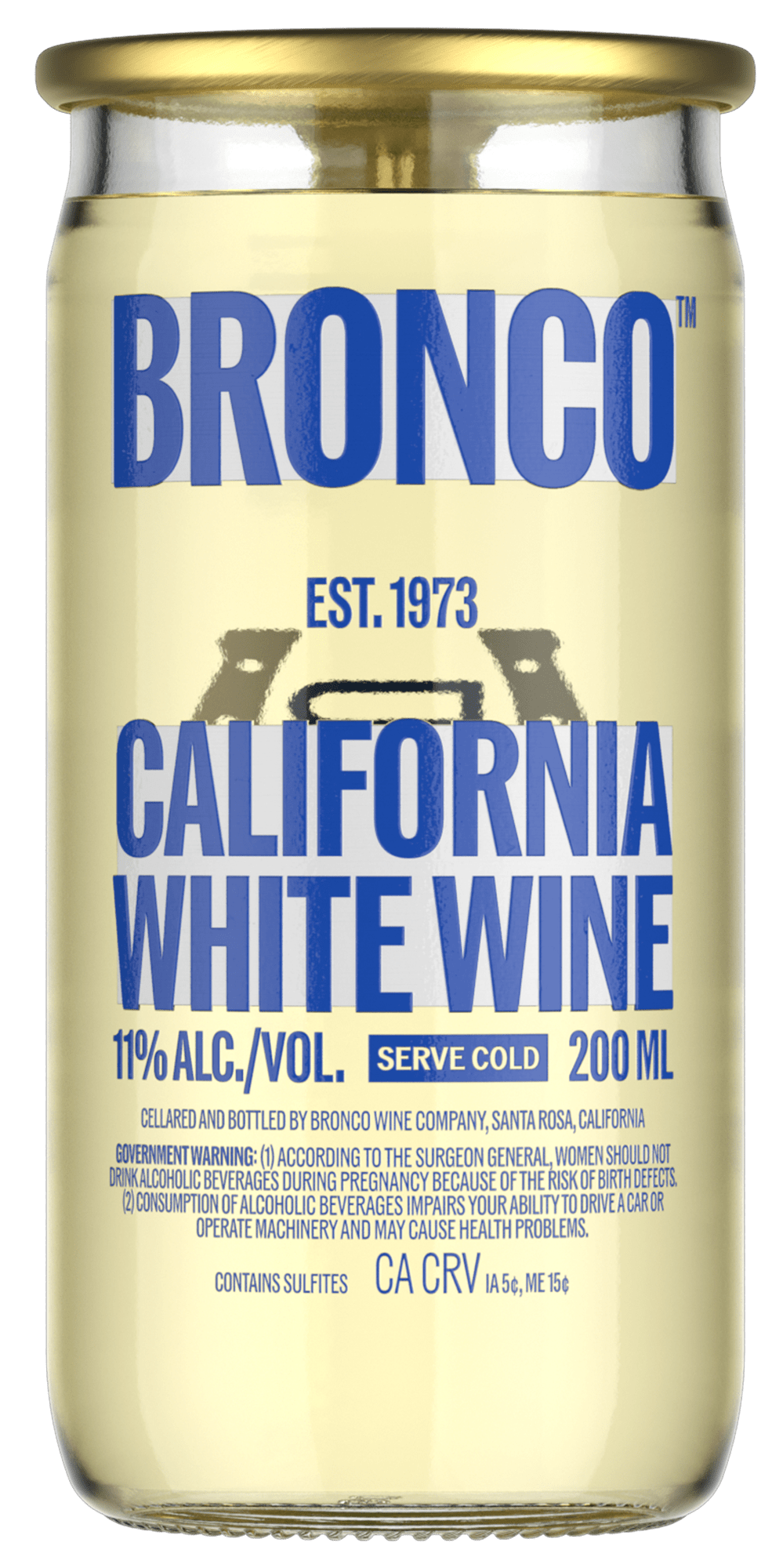 Bronco 1973 CaliforniaWhite Wine 200ml