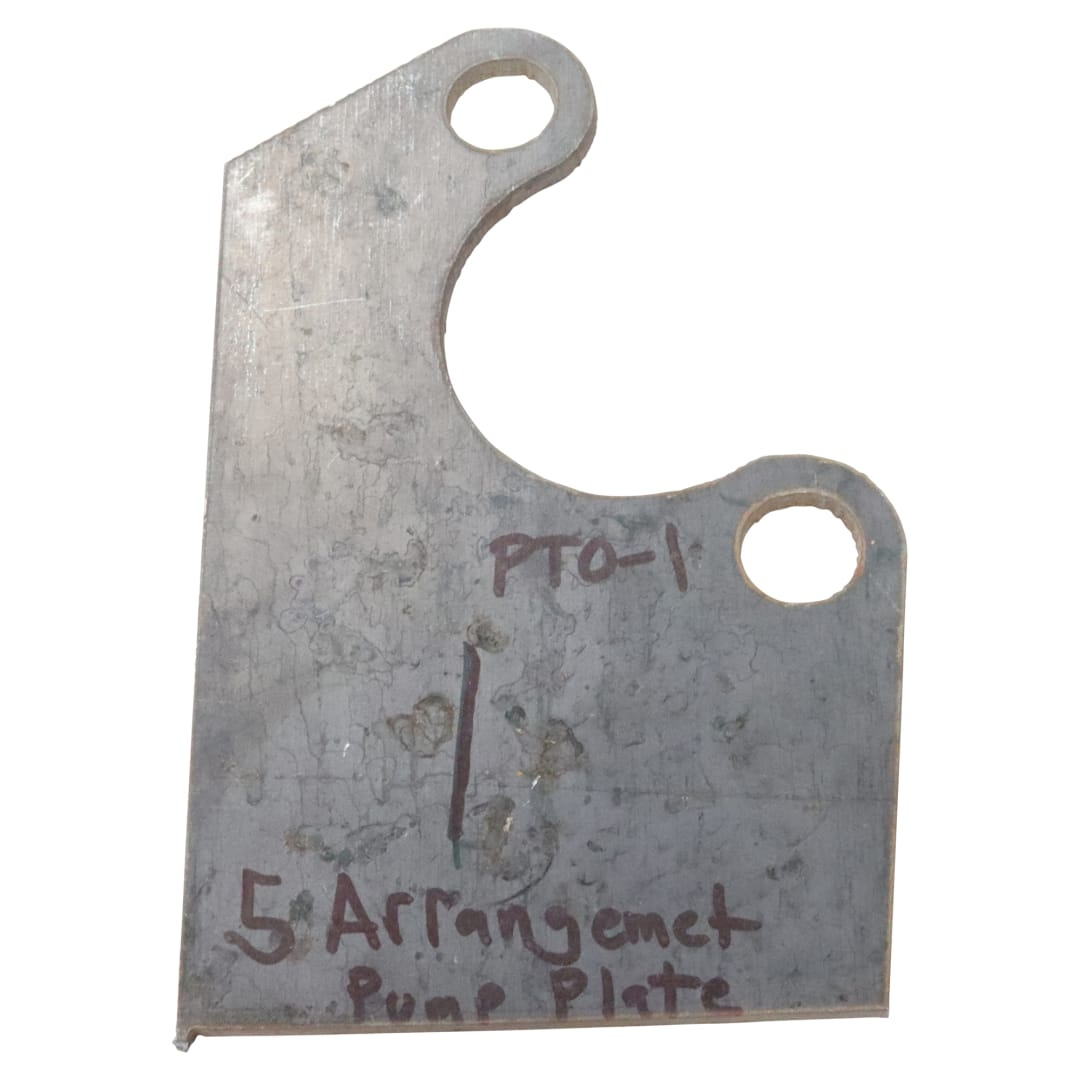 5 Arrangement Pump Plate