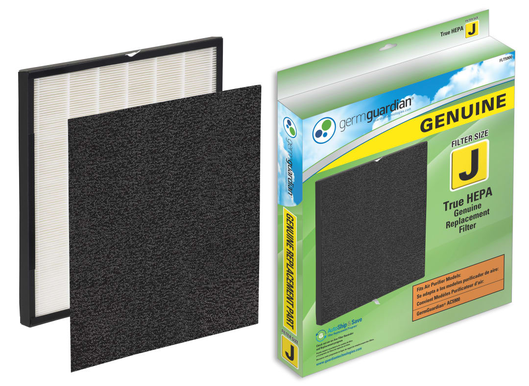 GermGuardian FLT5900 Filter J HEPA GENUINE Replacement Filter for Air Purifiers