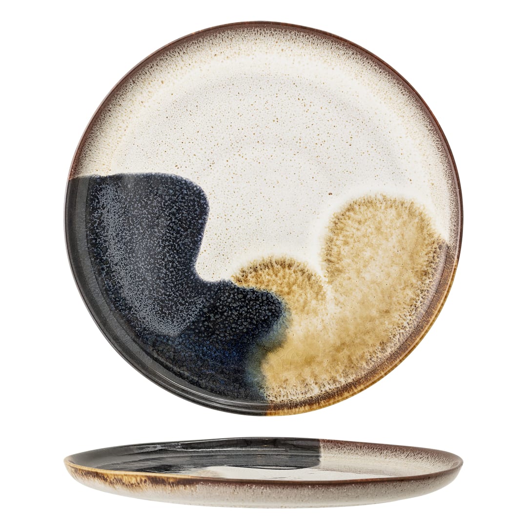 82046906 - Jules Plate, Blue, Stoneware STOCK: 300
