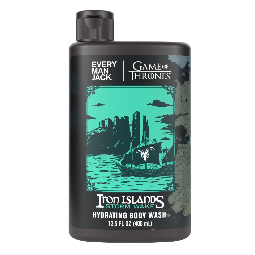 Every Man Jack Game of Thrones Collectors Body Wash - Iron Islands - Storm Wake Scent - 13.5 oz