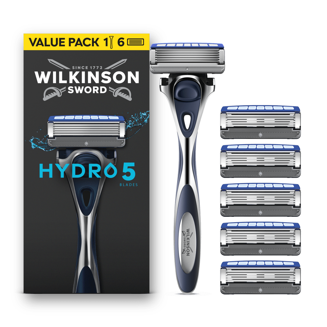 Wilkinson Sword Hydro 5 Men’s 1 Razor + 6 Blade Refills pack