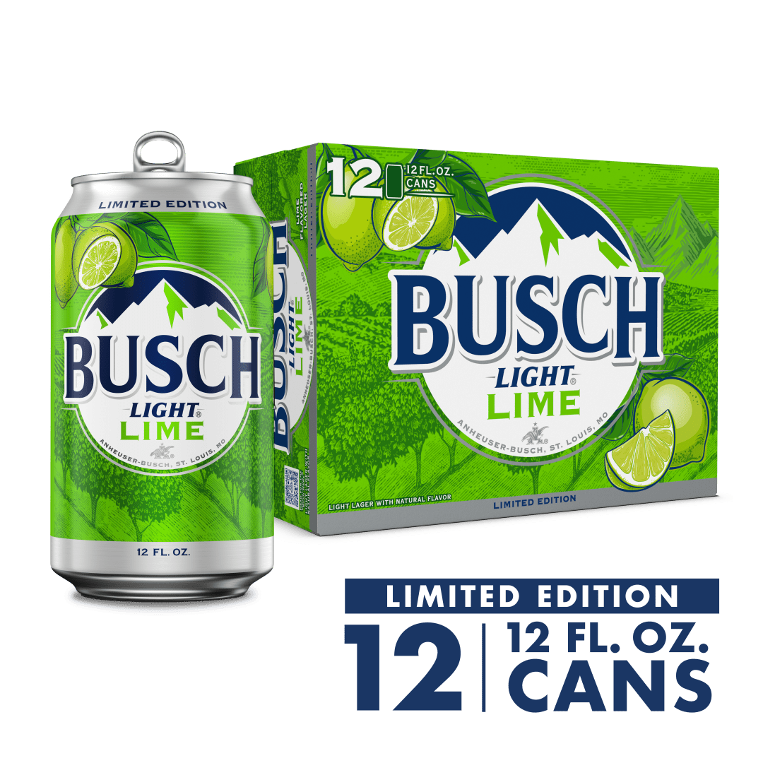 Busch Light Lime 12 Pack 12 fl oz Cans