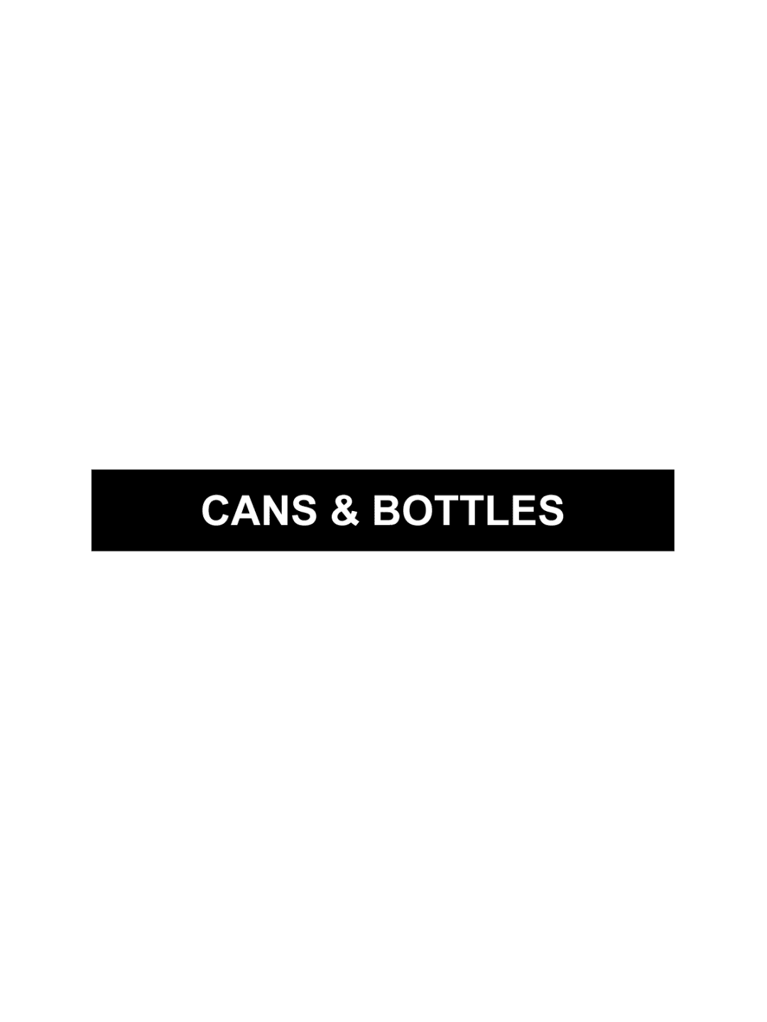  INFINITE - Label - Elite - Cans & Bottles - Black-White