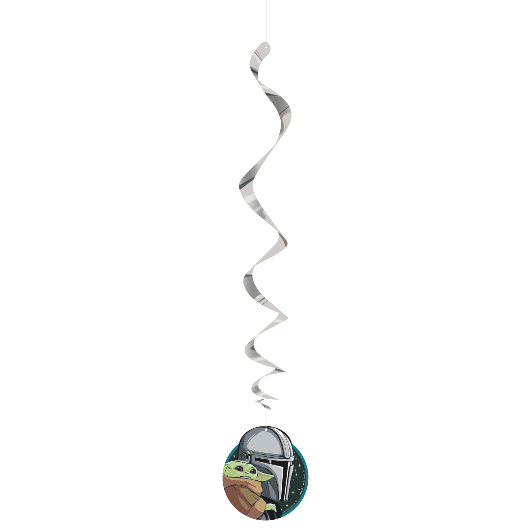 Mandalorian The Child 26" Hanging Swirl Decorations, 3ct