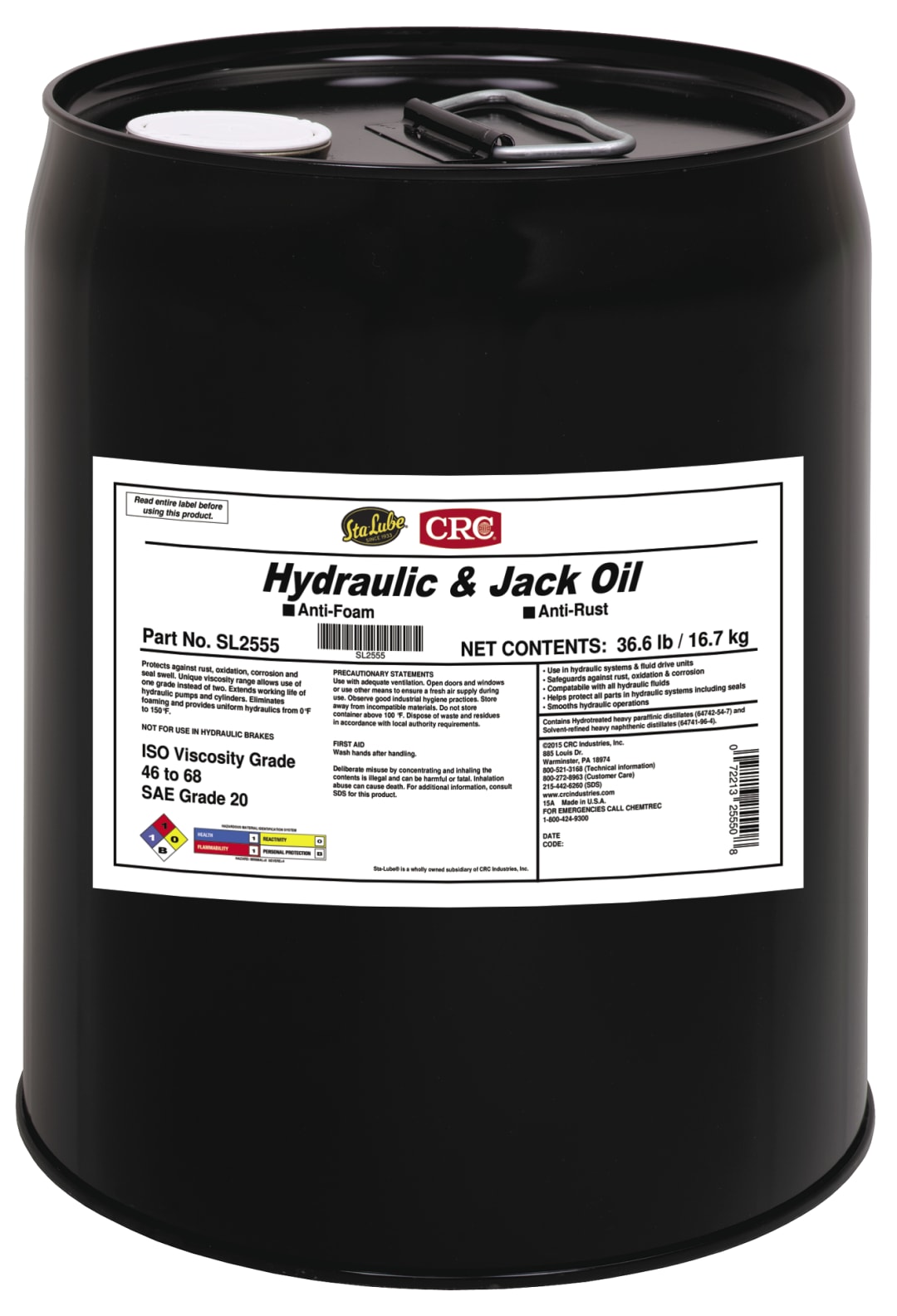 Sta-Lube Hydraulic & Jack Oil 1X5GL