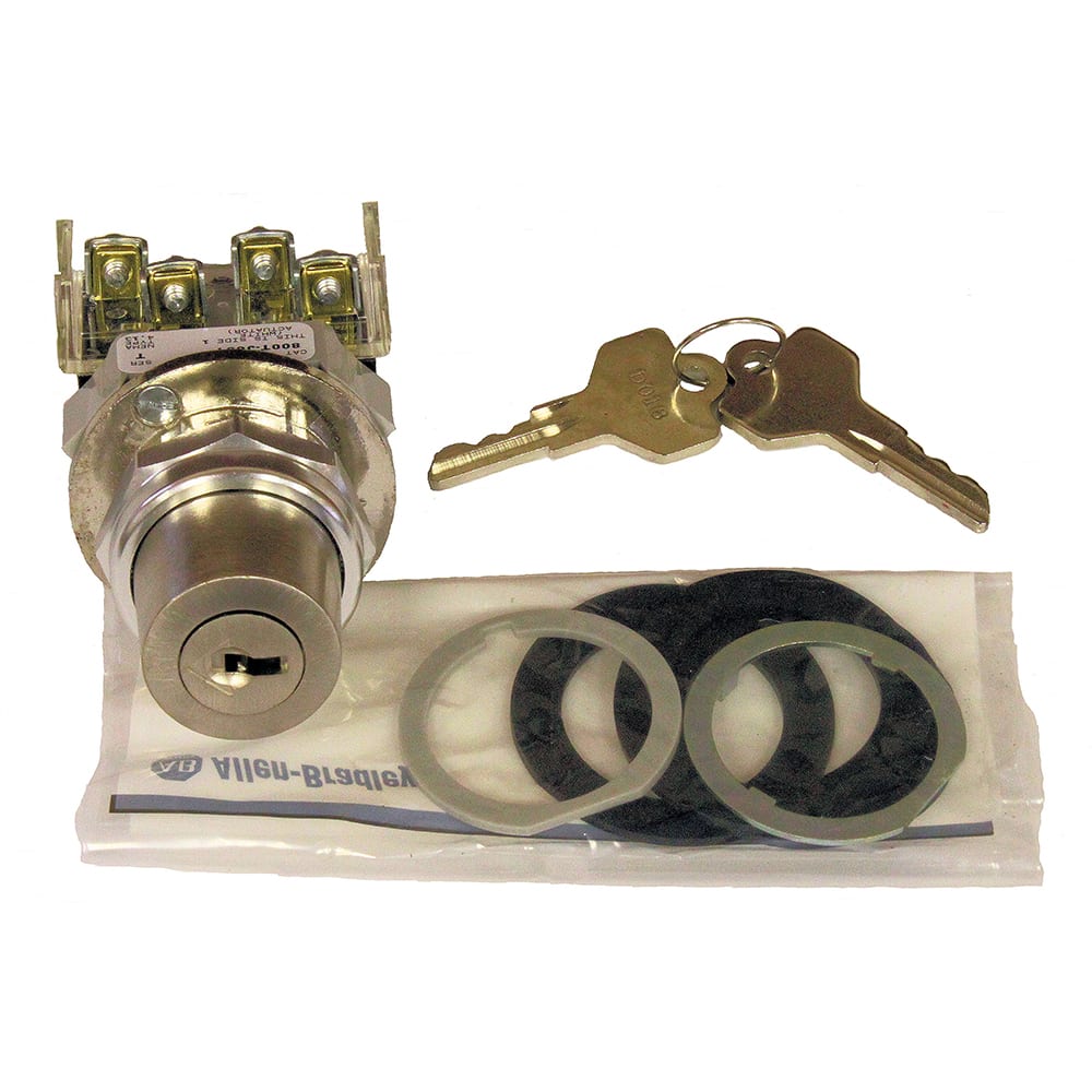Galbreath™ Key Switch 30mm 3pos Momentary NO/NC