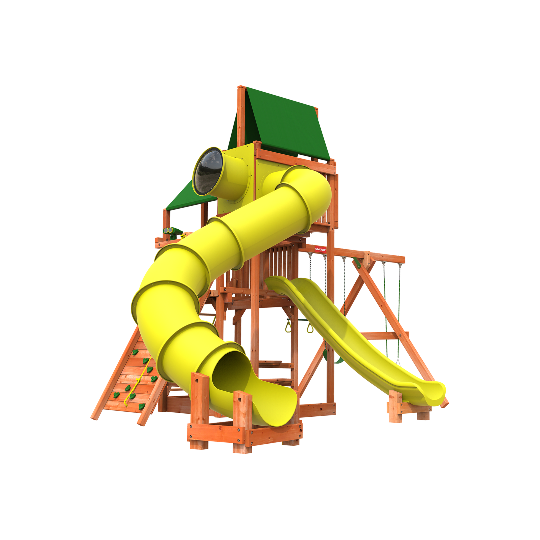 Woodplay Playhouse 5' Combo D