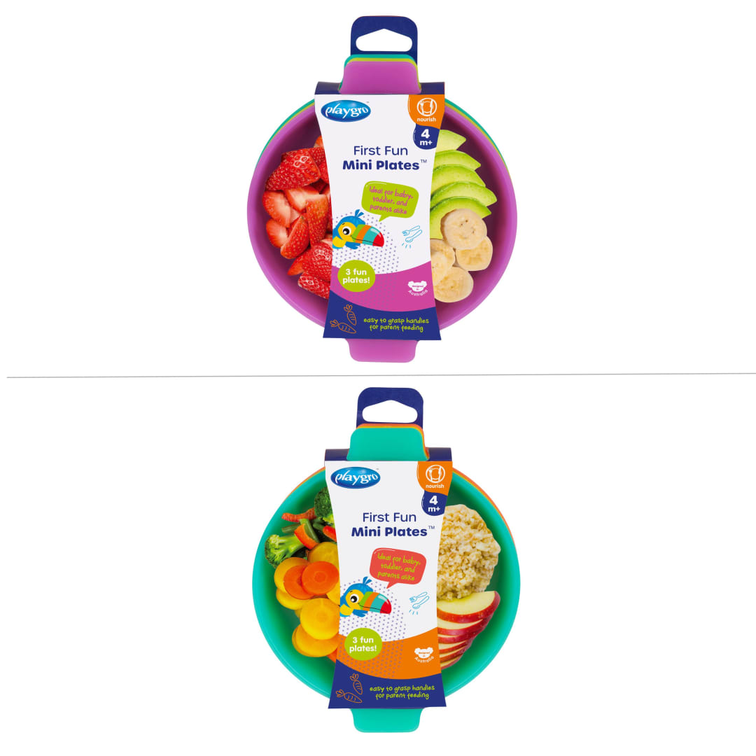 First Fun Mini Plates - 3 Pack - 2 assort