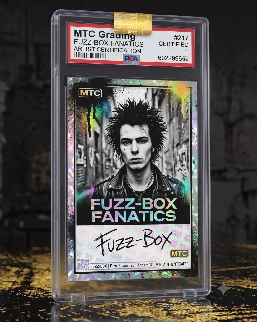 Fuzz-Box Fanatics Trading Card