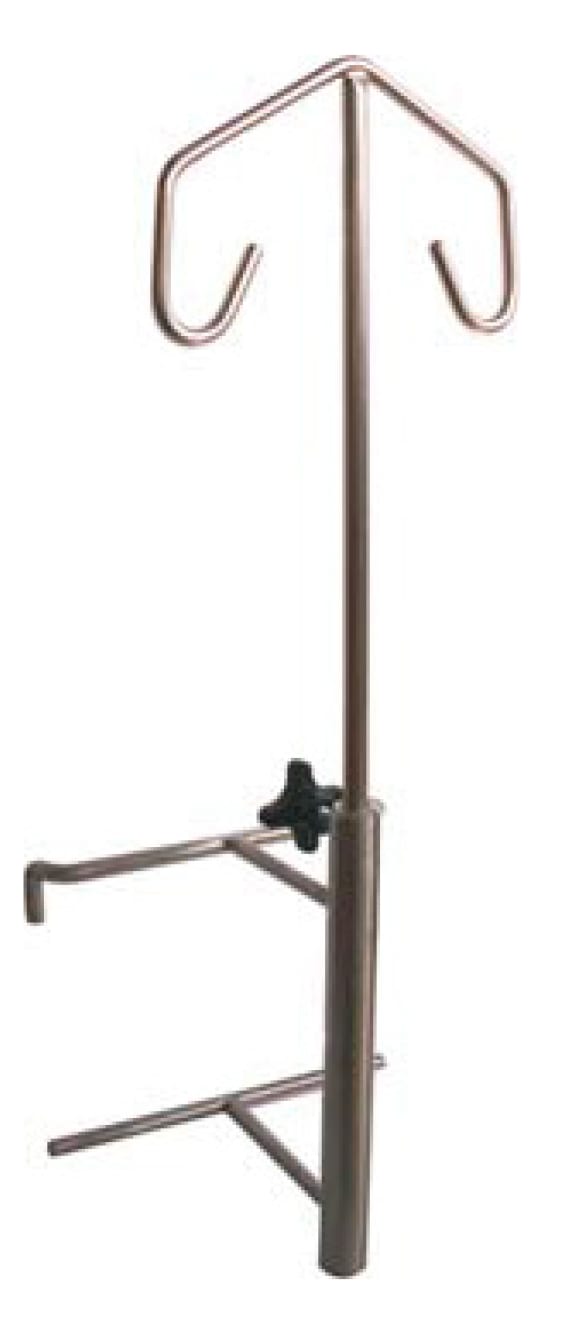 Cage Mount IV Drip Pole with Pump Mount