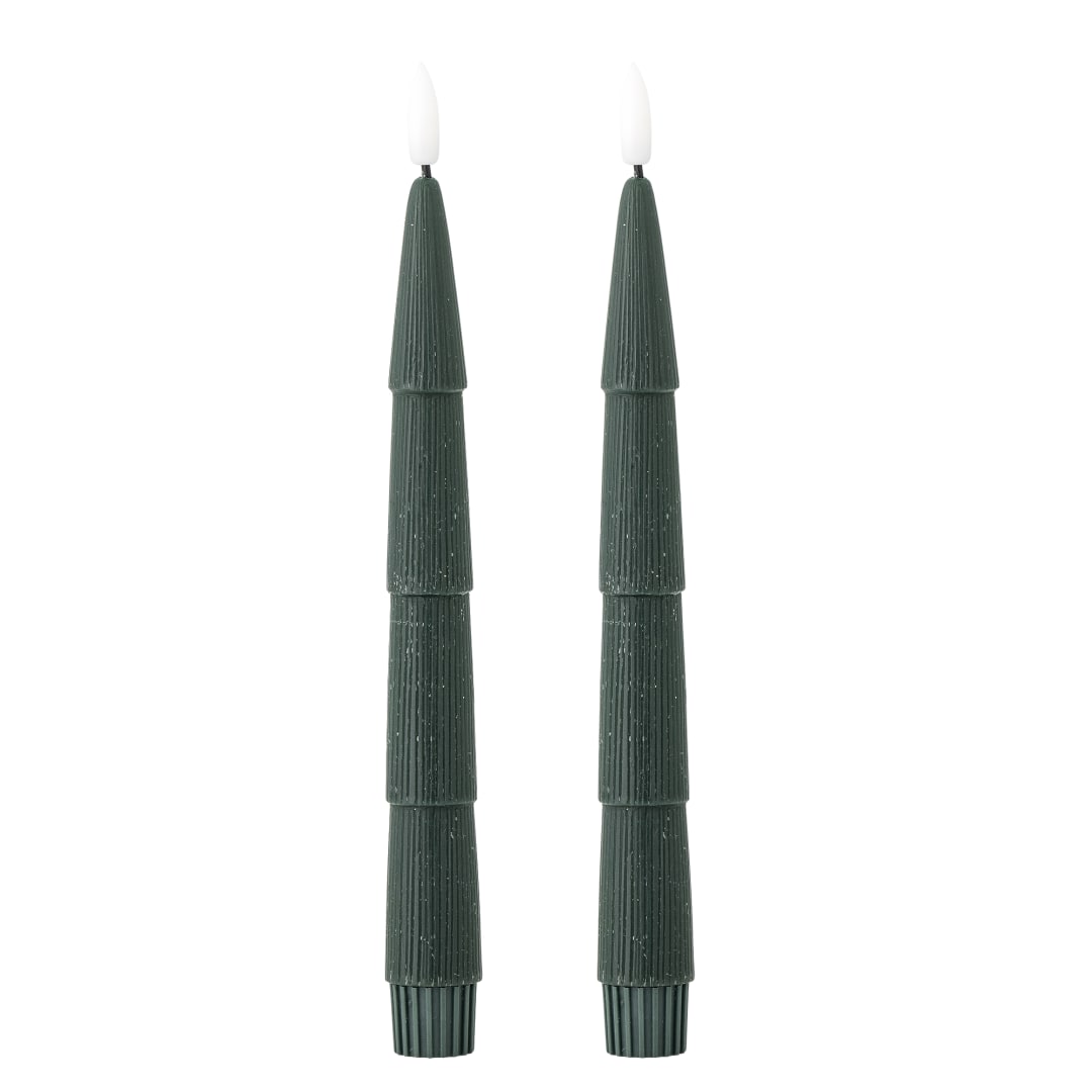 82069582 - Ponza LED Candle, Green, Paraffin STOCK: 300