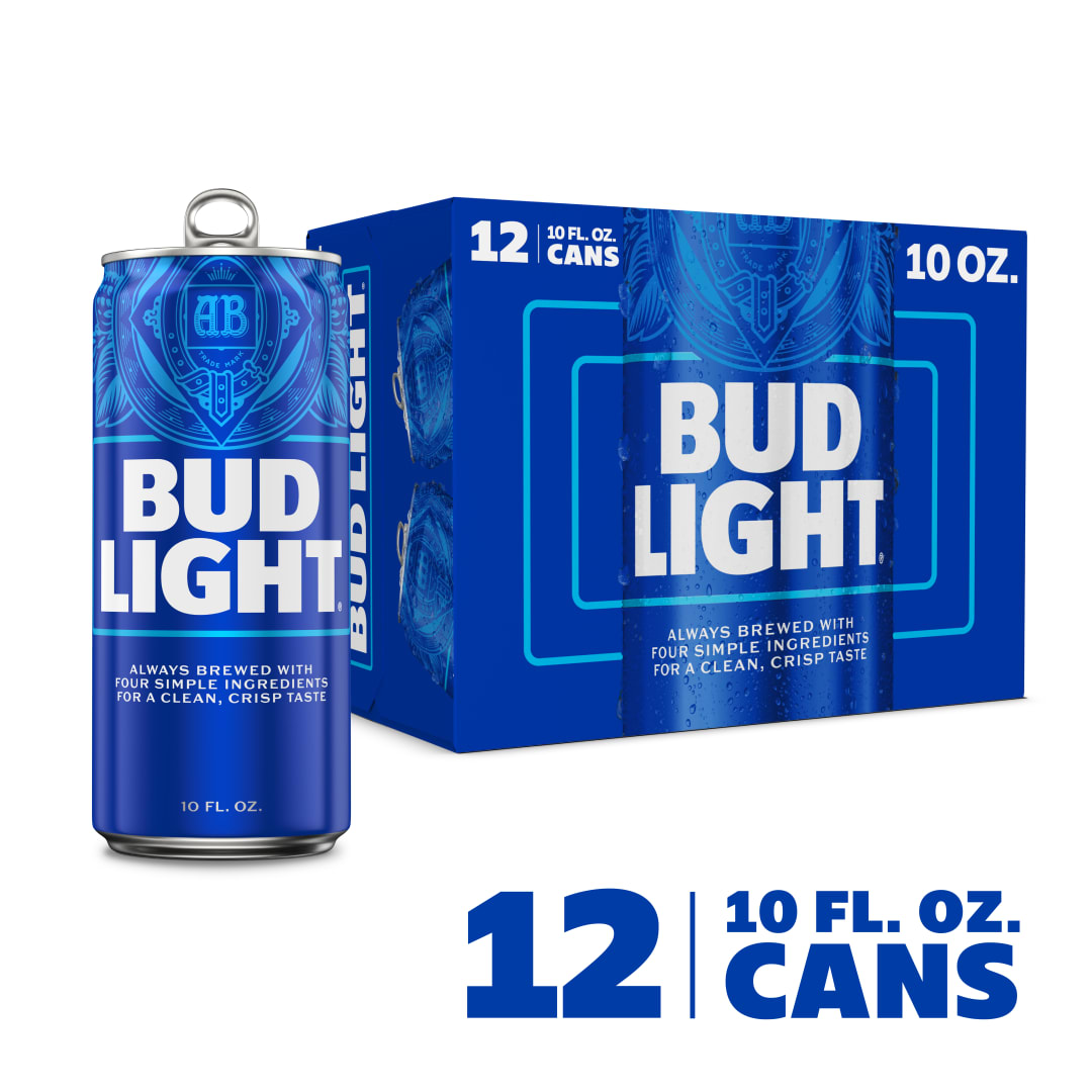 Bud Light Beer 12 - 10 fl oz Cans