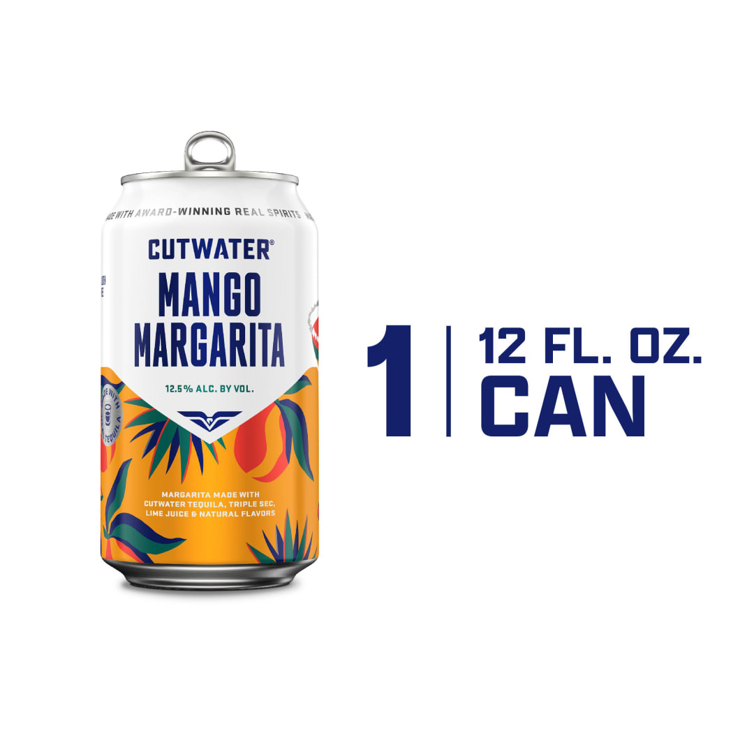 Cutwater Mango Margarita  12 oz Single Can