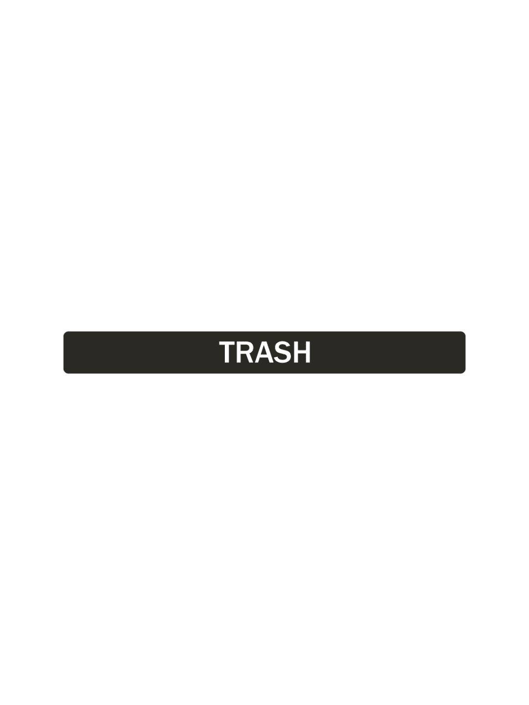  ASPYRE - Label - Trash - Black-White