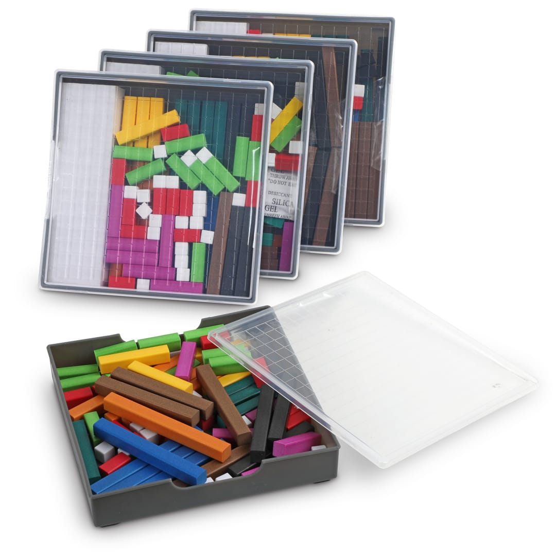 CUISENAIRE RODS MULTIPK PLASTIC (SET/6)