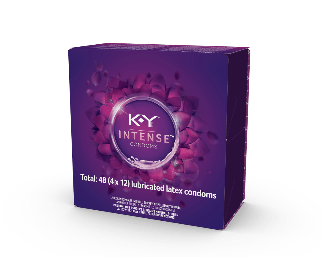 K-Y® Intense™ Lubricated - Condom 9/48 ct.