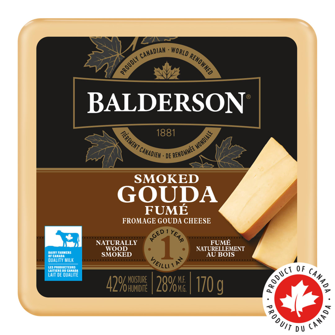Balderson 1 Year Aged Smoked Gouda Cheese, 170g