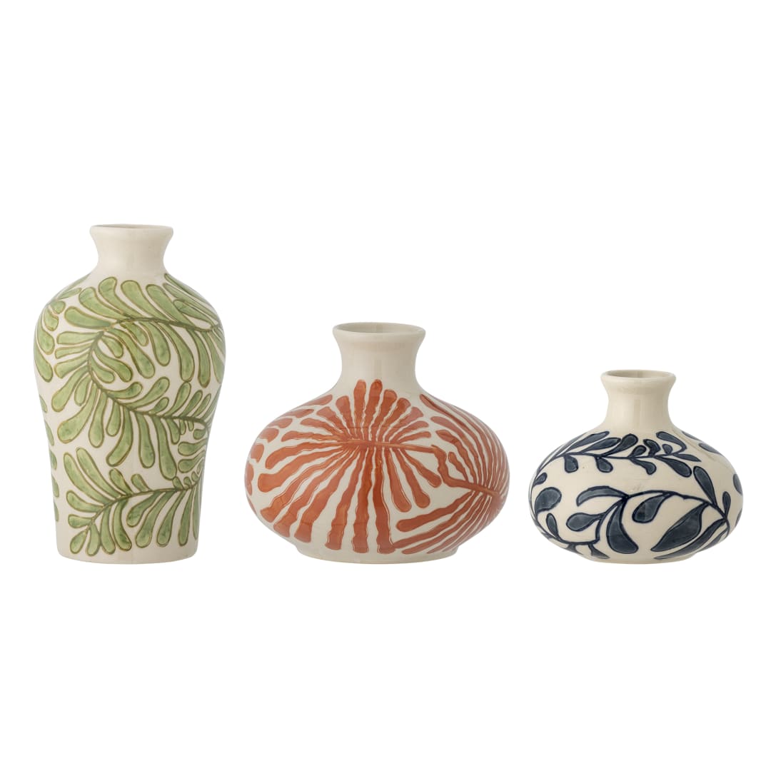 82061394 - Fauni Vase, Multi, Stoneware STOCK: 118