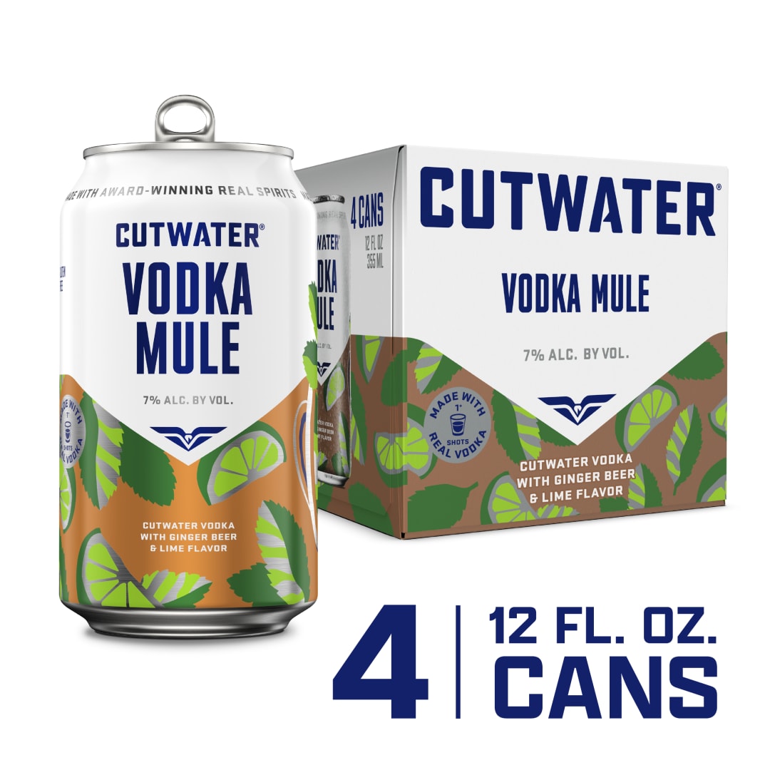 Cutwater Vodka Mule 4 - 12 fl oz Cans