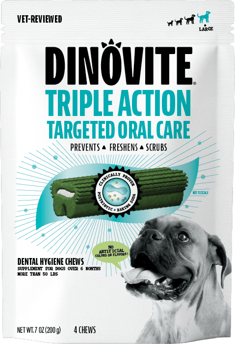 DV K9 DENTAL CHEW LARGE FD 4/4 CT