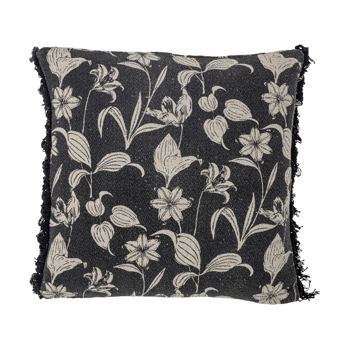 82052932 - Mali Cushion, Black, Recycled Cotton STOCK: 154
