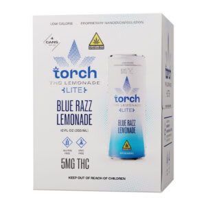 Torch Blue Razz Lemonade Thc 5MG 6/4PK 12Z
