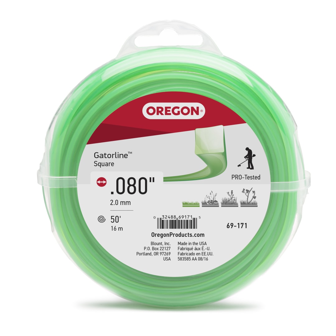 Oregon Gatorline Square Trimmer Line, .08 in. by 50 FT