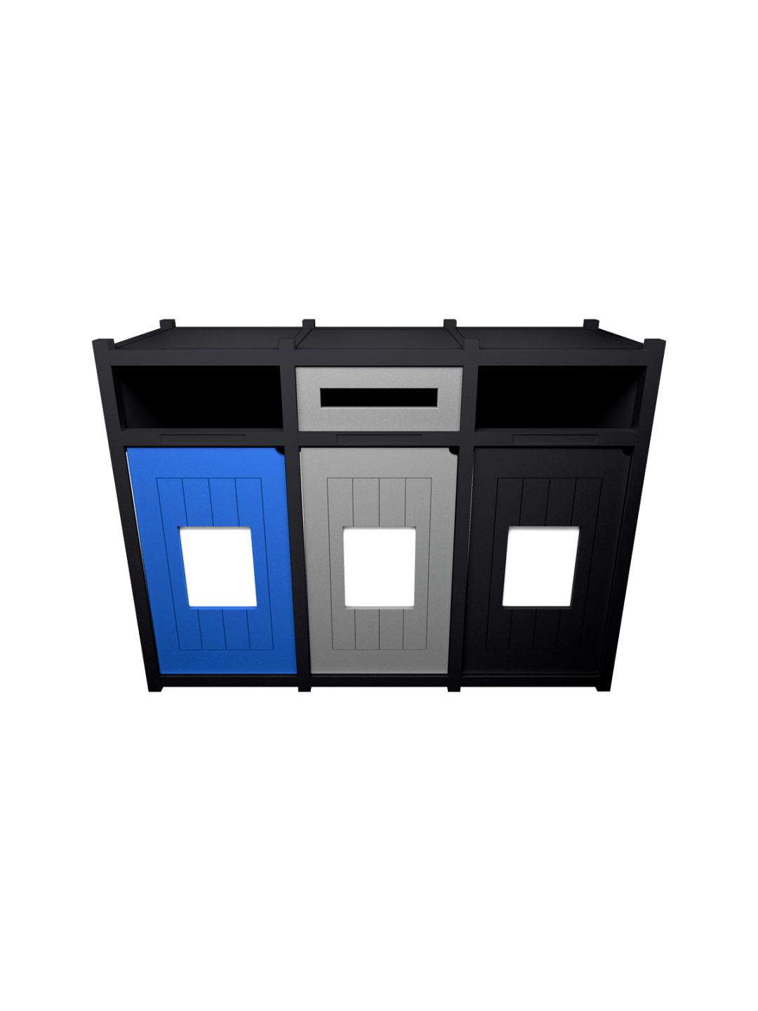  VISION - Triple - Unit - Full-Slot-Full - Blue-Grey-Black