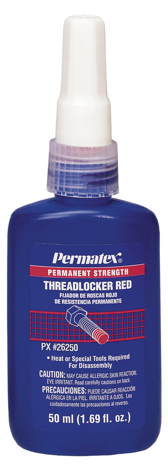 Permatex Red Permanent Strength Thread Locker 50ML